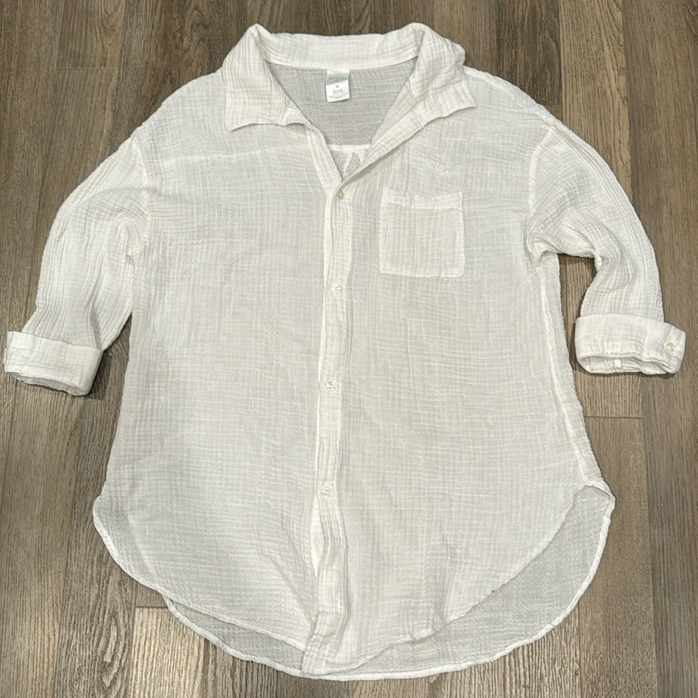 Target gauze shirt.